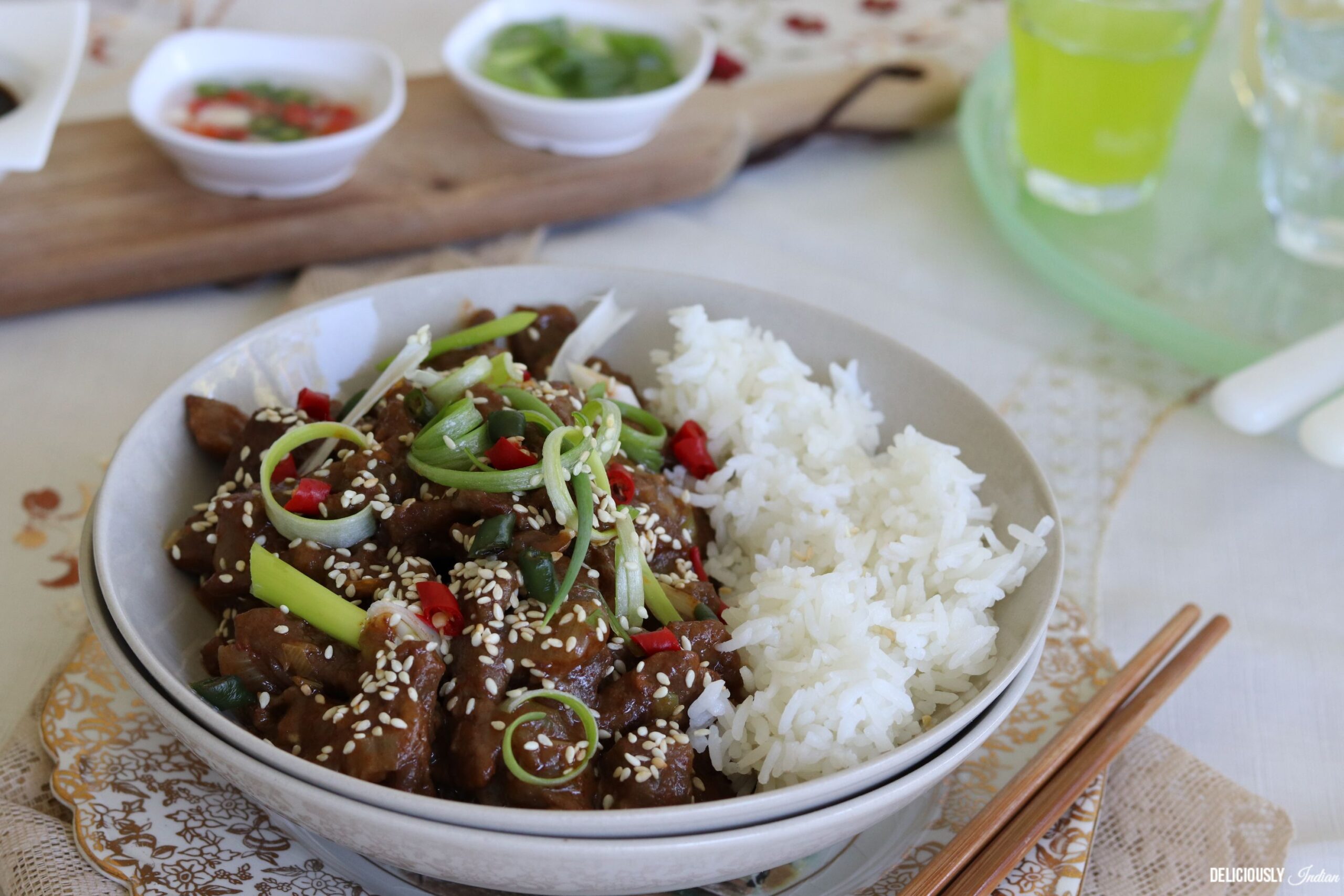 Indo-Chinese Beef Chilli