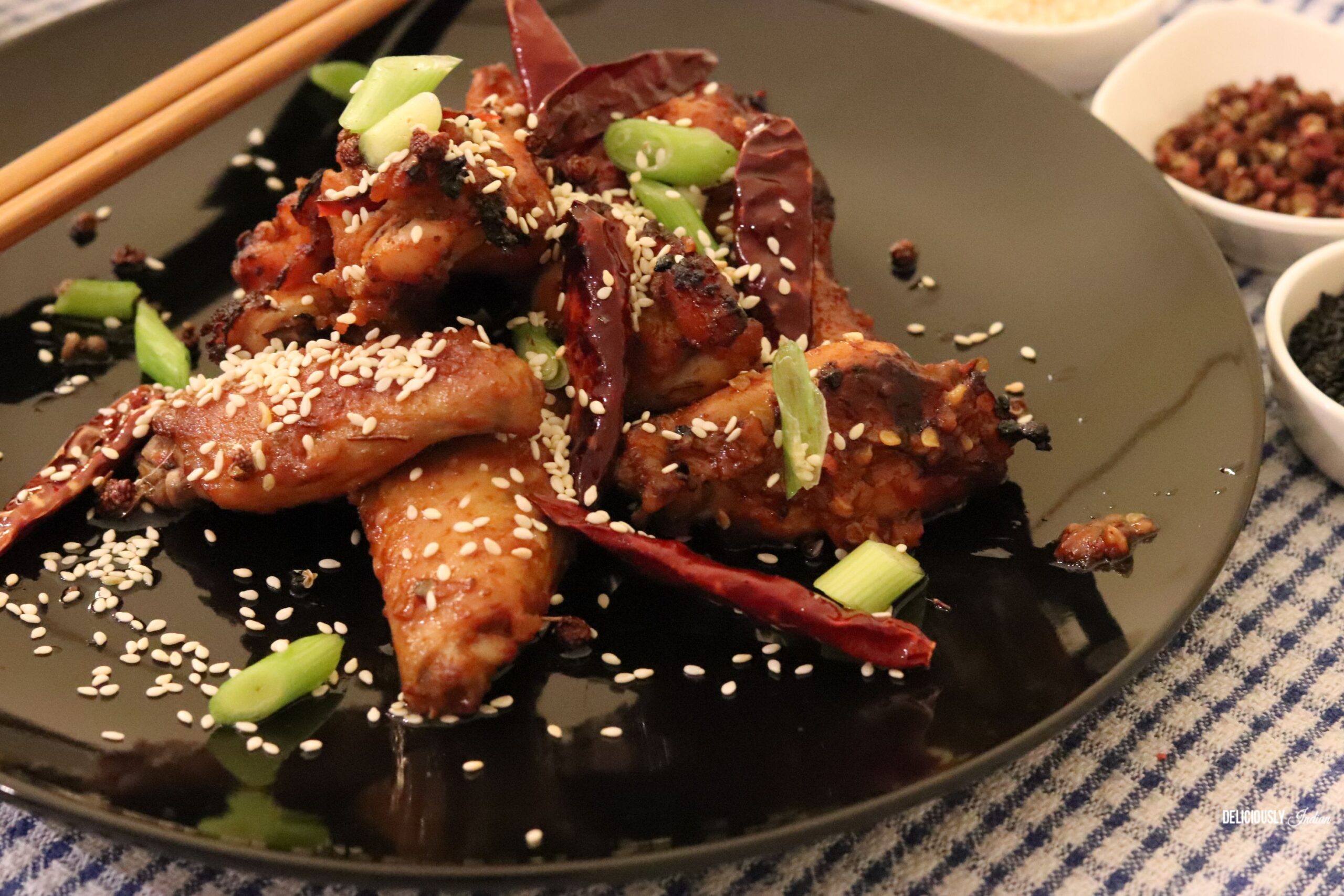 Grilled Sichuan Chicken Wings