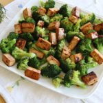 Tofu Chilli with broccoli