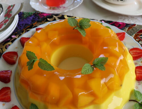 Mango Passion Jelly Pudding